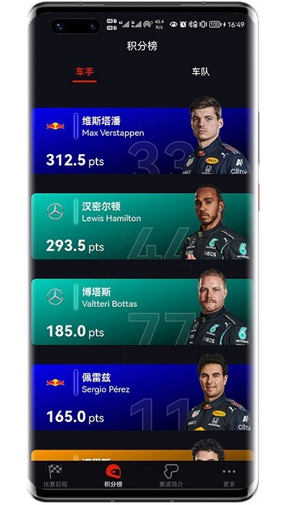 f1赛程app
